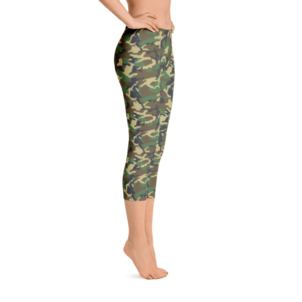 USA Women’s Woodland Camouflage Capri Leggings ⋆ What Devotion?