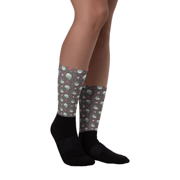 Ghosts Black foot socks - What Devotion - Coolest Online Fashion Trends