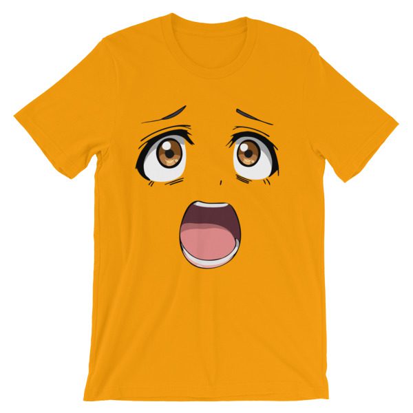 Unisex Japanese Anime Face short sleeve t-shirt - What Devotion❓ - Coolest  Online Fashion Trends