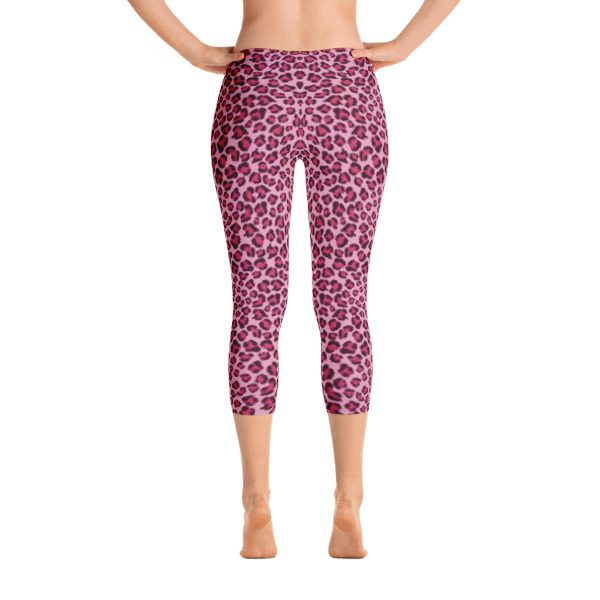 Pink Leopard Skin Capri Leggings – RUNNING PANTS - What Devotion ...