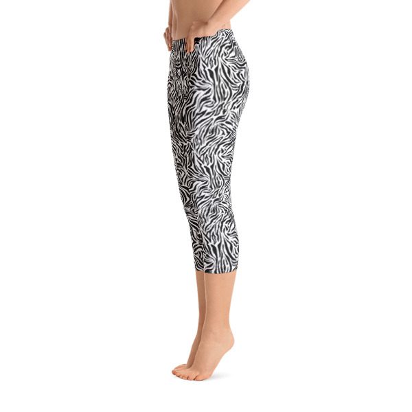 Zebra Capri Leggings – RUNNING PANTS ⋆ What Devotion - Coolest Online ...