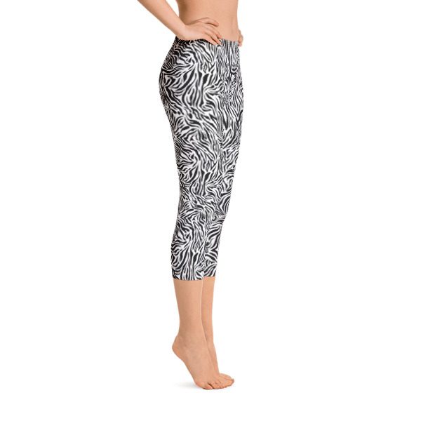Zebra Capri Leggings – RUNNING PANTS ⋆ What Devotion - Coolest Online ...