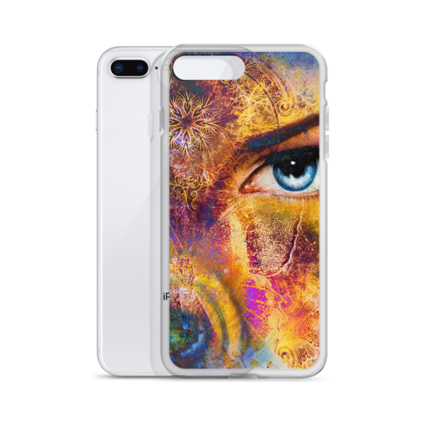 cute colorful eye iPhone Case