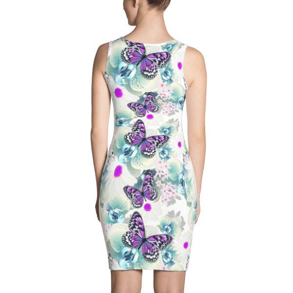Sexy Flowers with Butterflies Dress - What Devotion - Coolest Online ...