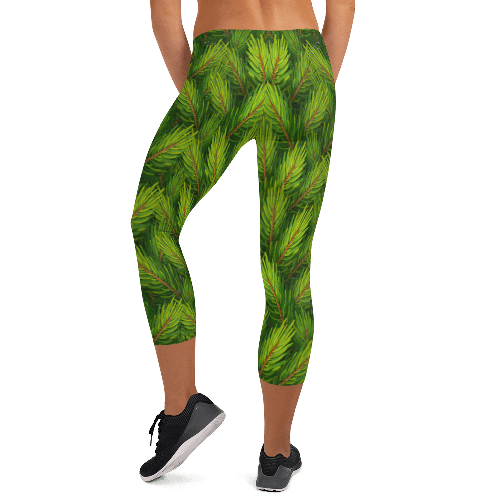 New Realistic Christmas Trees Capri Leggings - Best Essentials Leggings  Outfit for Sexy Ladies / Affordable Yoga leggings, Workout Tights - What  Devotion❓ - Coolest Online Fashion Trends
