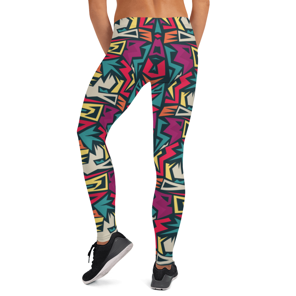 Stylesters Multi Colored Print Leggings - Circus Leggings