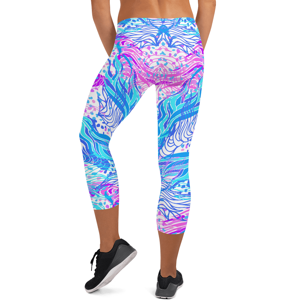 Colorful Devotion Women's Essential Capri Leggings - Multi-Colored Yoga  Pants - What Devotion❓ - Coolest Online Fashion Trends
