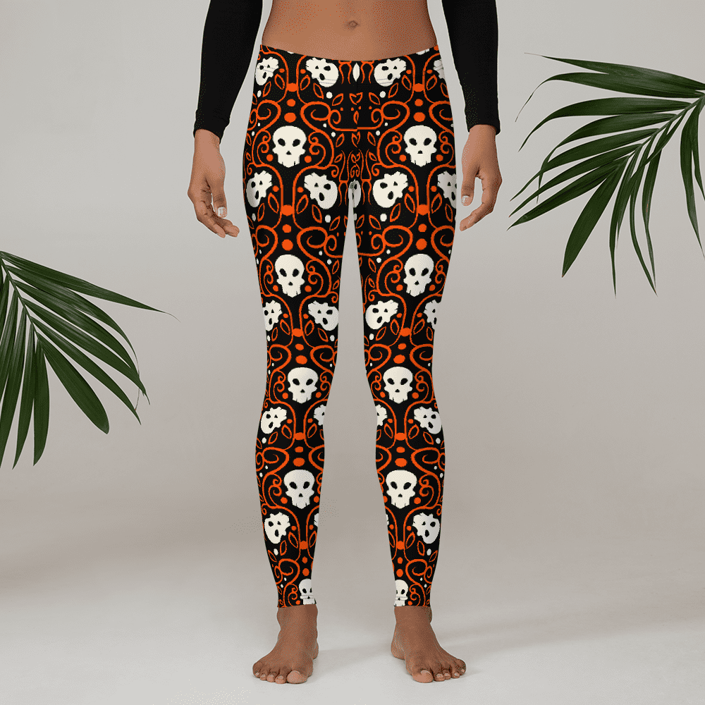 Skull Leggings Yoga Pants, Women's Sports Pants Fitness Running Sexy Scary  Pants - What Devotion❓ - Coolest Online Fashion Trends