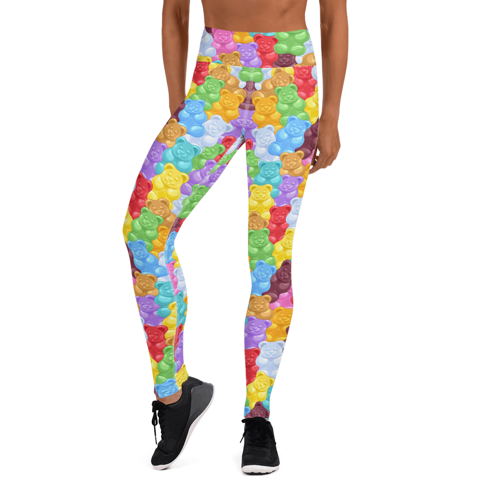 Women's Colorful Gummy Bears Yoga Leggings - Ultra Soft High Waist Funny  Tights - What Devotion❓ - Coolest Online Fashion Trends