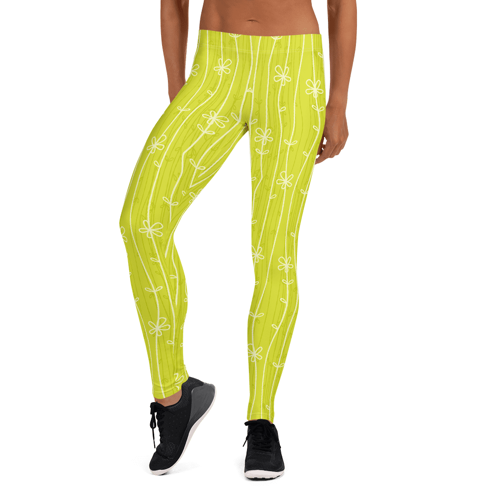 Lelelemon Lively Super Yellow Lemon Shiny Leggings - What Devotion❓ -  Coolest Online Fashion Trends