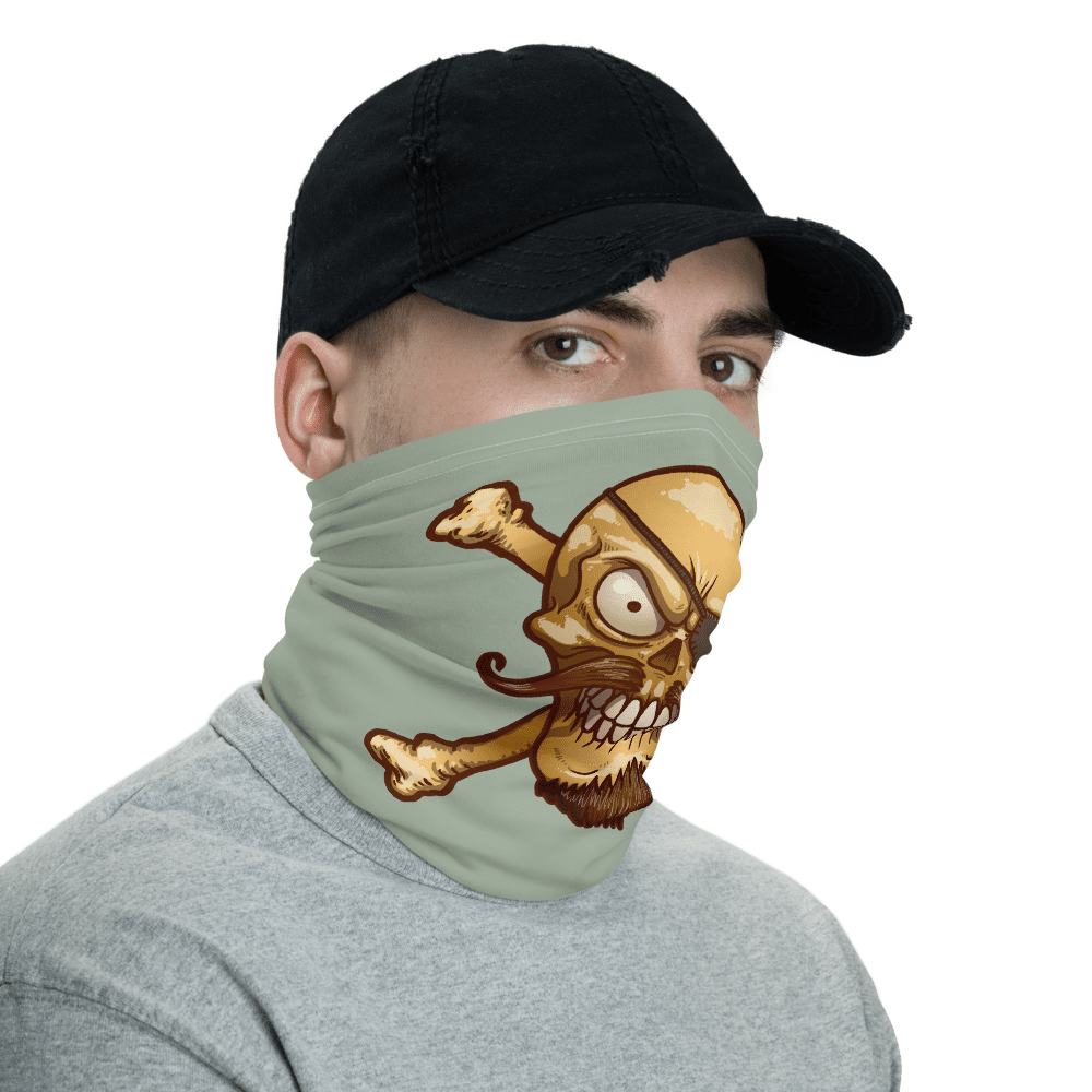 New Pirate Skull Protective Face Mask, Bandanna, Scarf, Neck Gaiter, Headwear, Headband Hair Cover, Mouth Cover, Nose Cover, Scarves