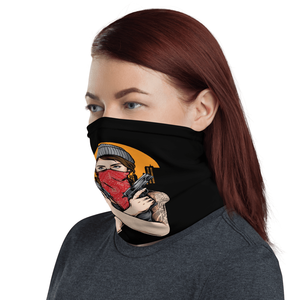 gangster bandana on face