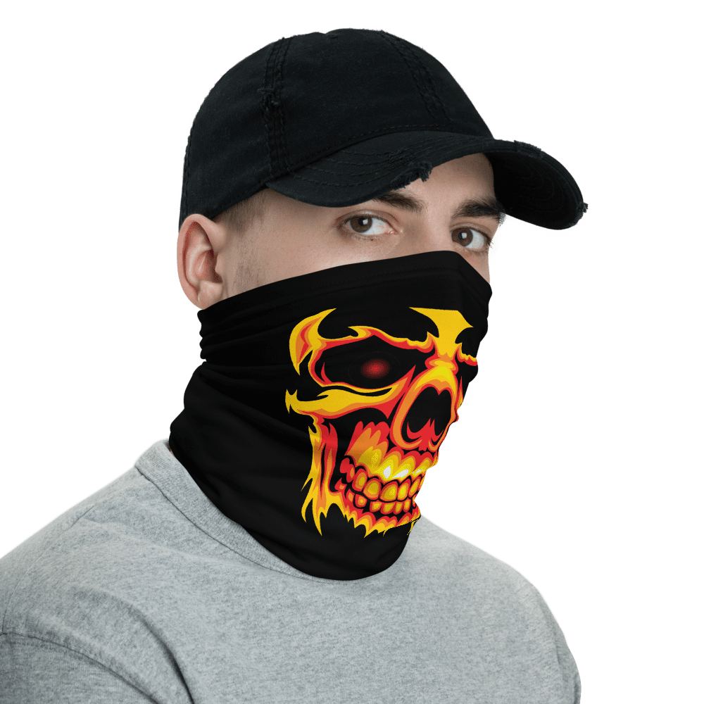 New Spooky Human Skull Protective Face Mask, Bandanna, Scarf, Neck Gaiter, Headwear, Headband Hair Cover, Mouth Cover, Nose Cover, Scarves