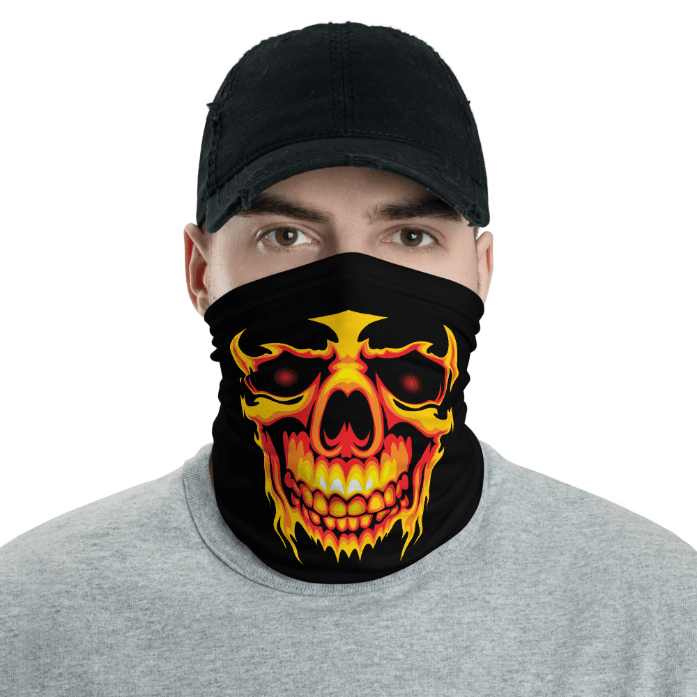 New Spooky Human Skull Protective Face Mask, Bandanna, Scarf, Neck Gaiter, Headwear, Headband Hair Cover, Mouth Cover, Nose Cover, Scarves