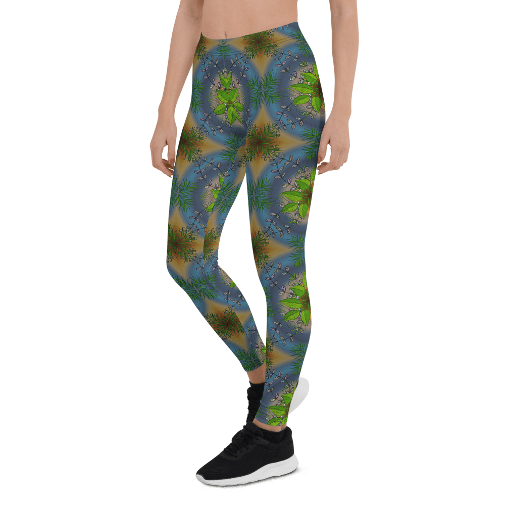 Wild and Crazy Leggings - Fun and Funky Bright Colors Hippie Art Style  Leggings - What Devotion❓ - Coolest Online Fashion Trends