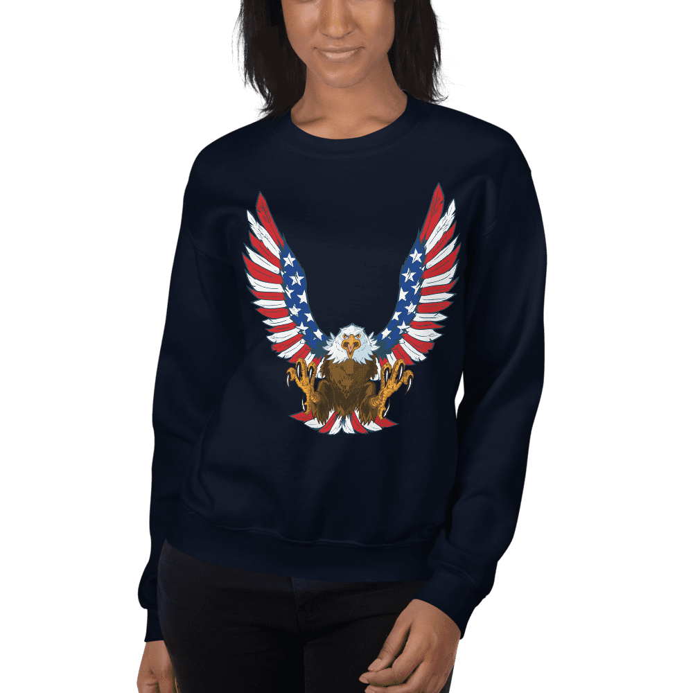 American Eagle 🦅 Long Sleeve Shirt, New Powerful USA Eagle Unisex ...