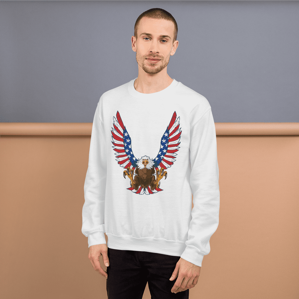 American Eagle 🦅 Long Sleeve Shirt, New Powerful USA Eagle Unisex ...