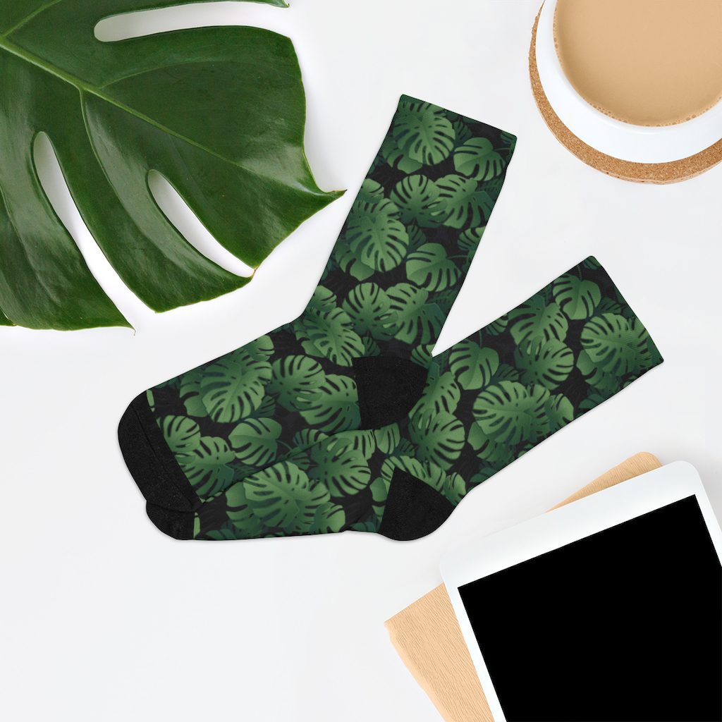 Beach Leaf Socks