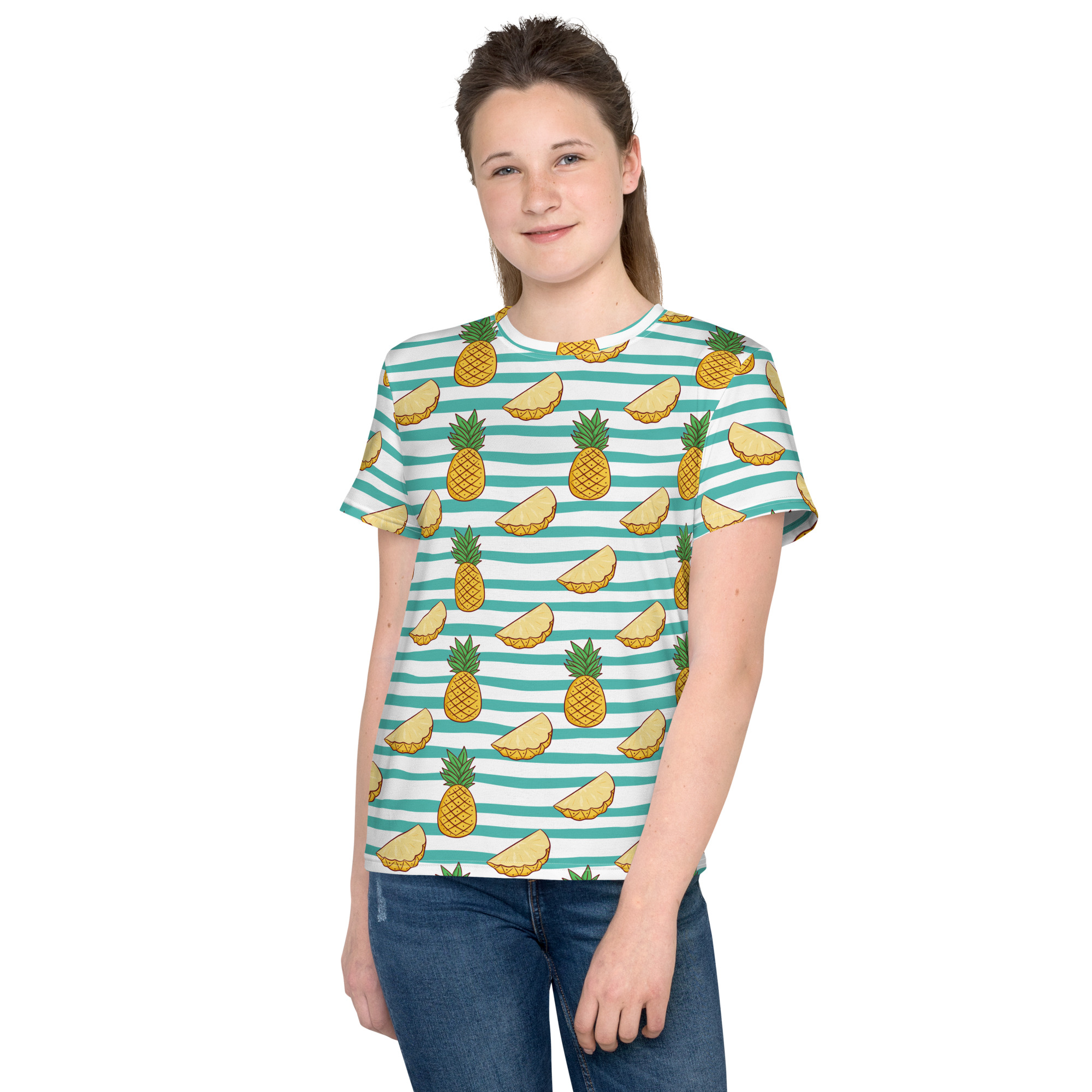 Pineapples Youth crew neck t-shirt